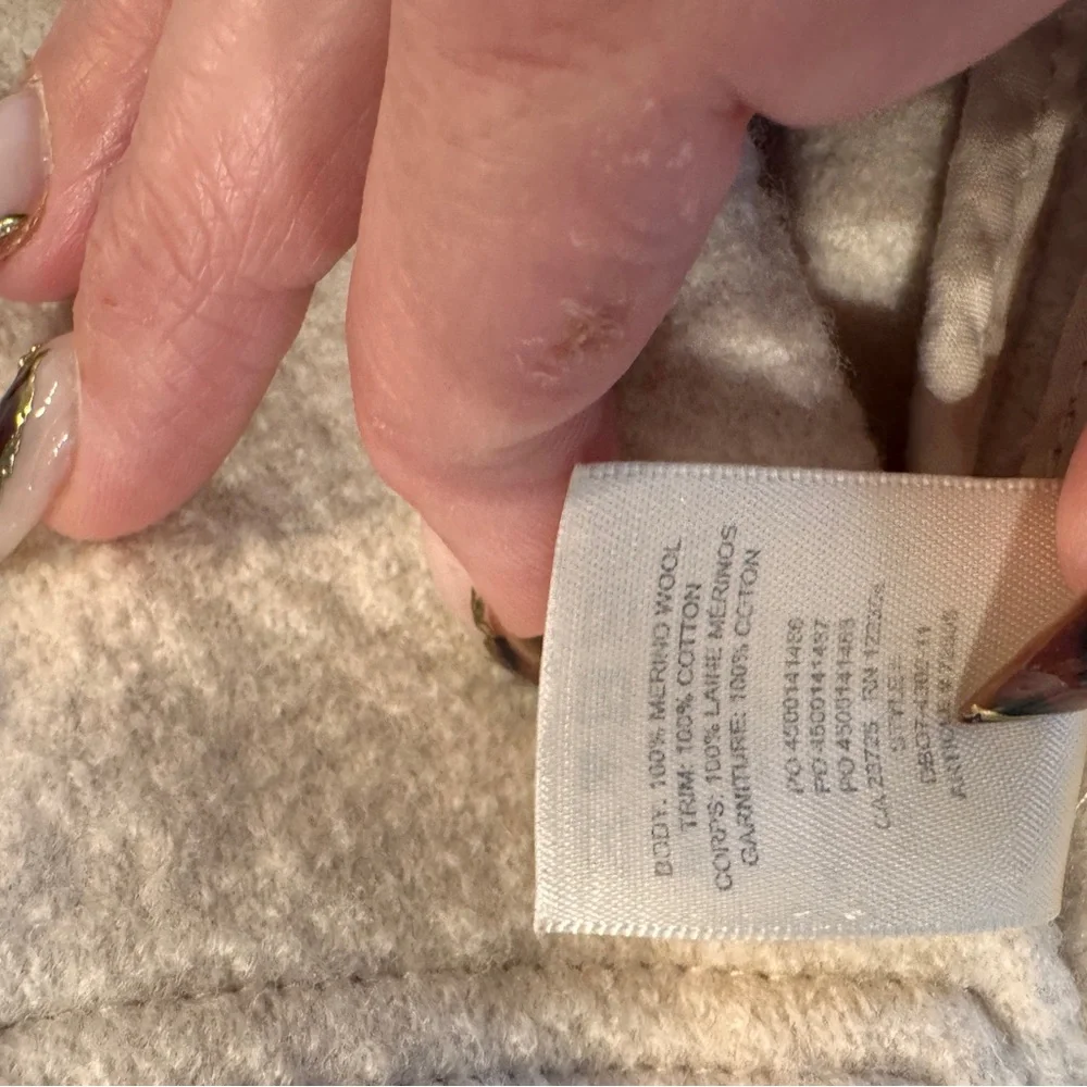 Wilfred Sandstone Button-Front Utility Shacket - Picture 3 of 4